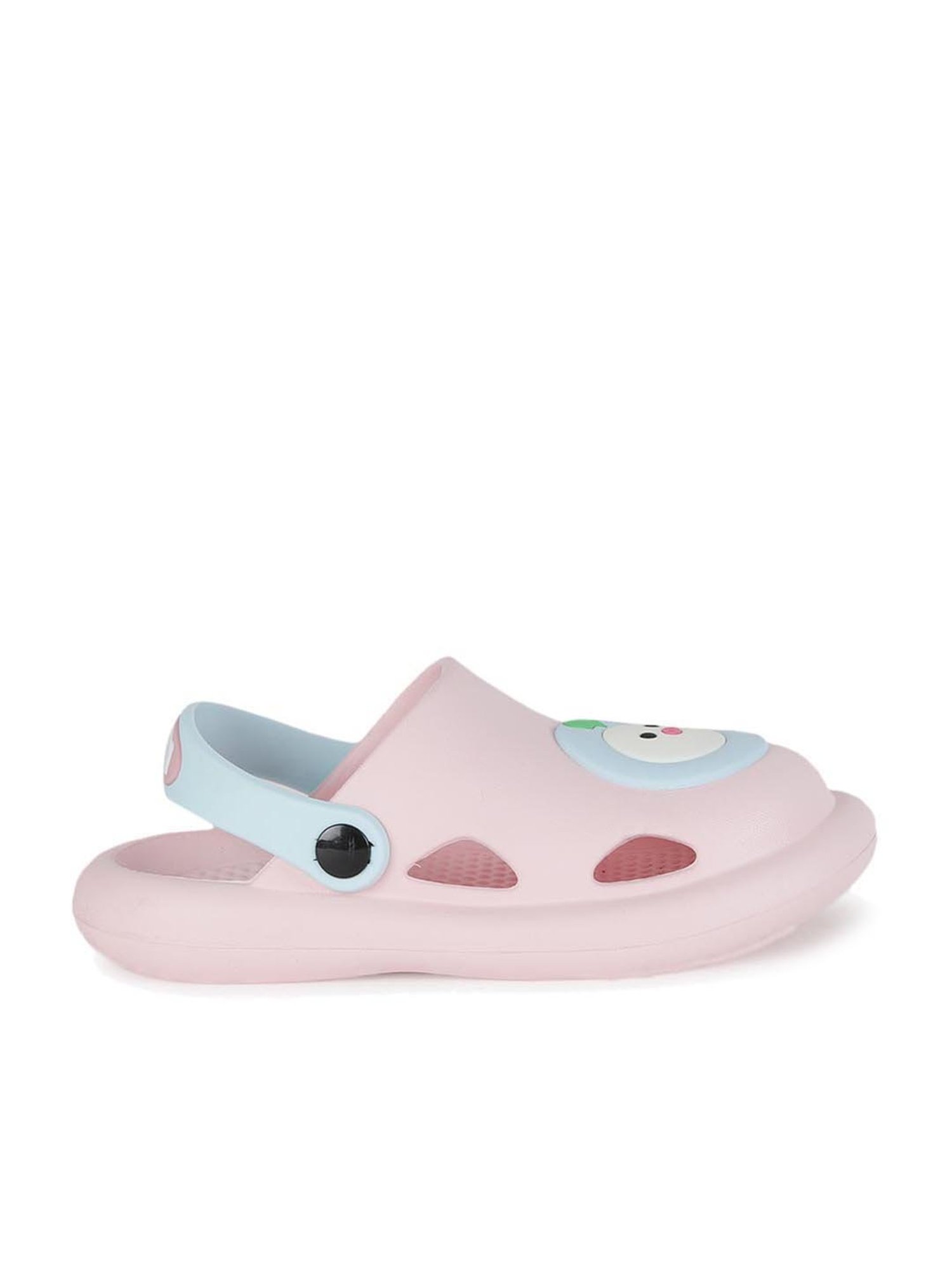 Passion Petals Kids Pink Sling Back Clogs