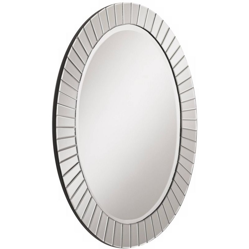 Noble Park Sunspot 25 1/2" x 34" Oval Wall Mirror