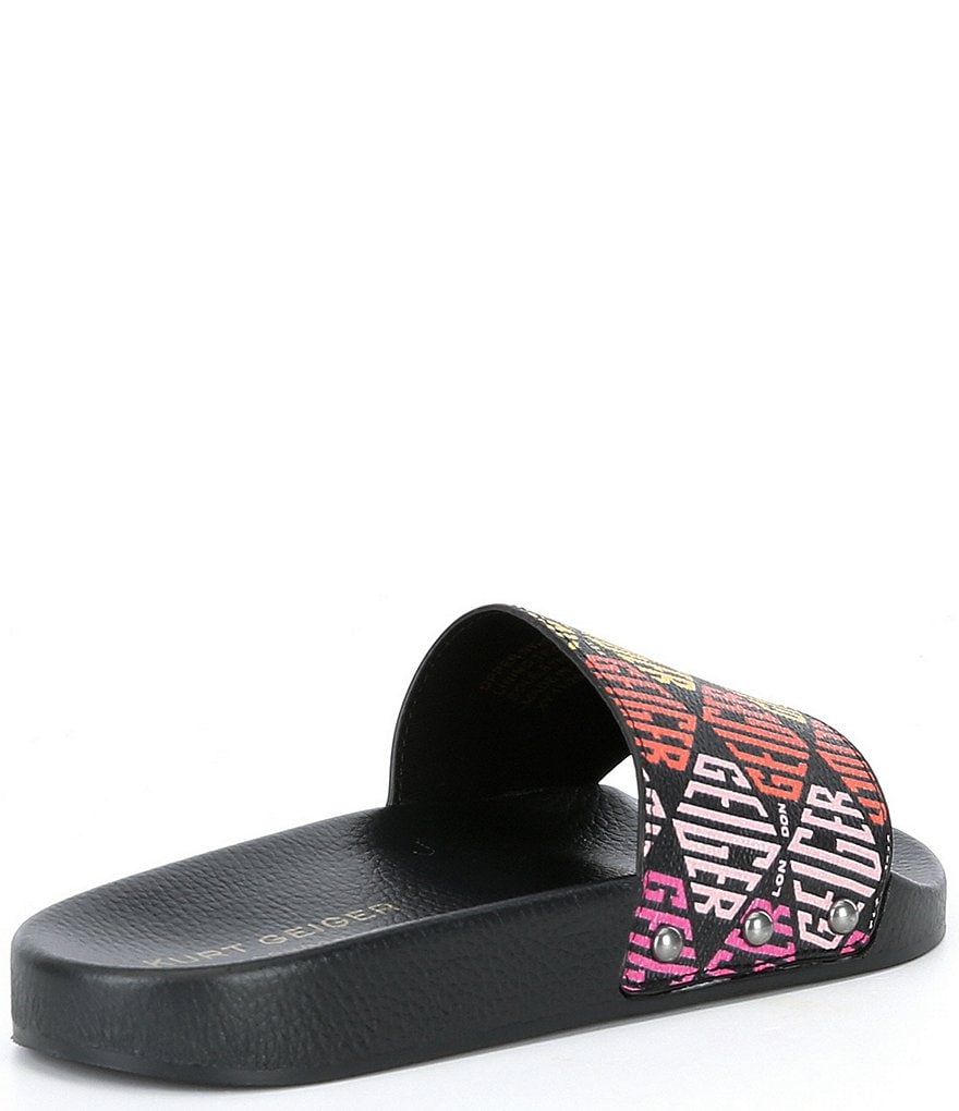 Kurt Geiger London Meena Rainbow Pool Slides