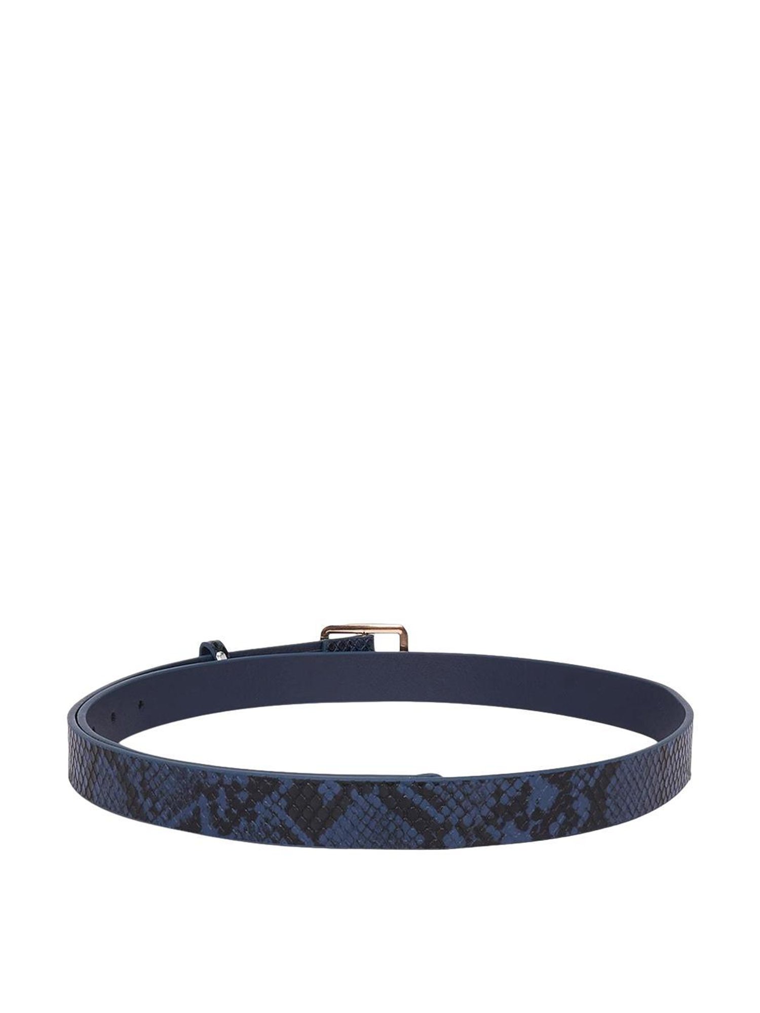 Hidesign Mariko Brown Solid Leather Narrow Belt