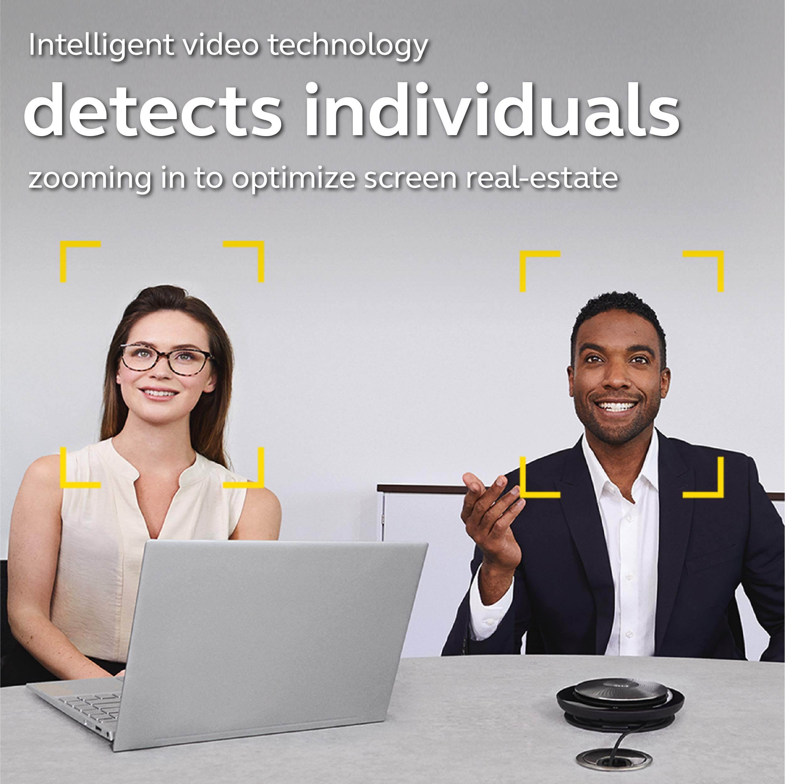 PanaCast &ndash; Intelligent 180&deg; Panoramic-4K Huddle Room Video Camera &ndash; Inclusive Video Conferencing Camera with Full Room Coverage, Easy to Set Up Wide Angle Webcam for Business & Distance Learning