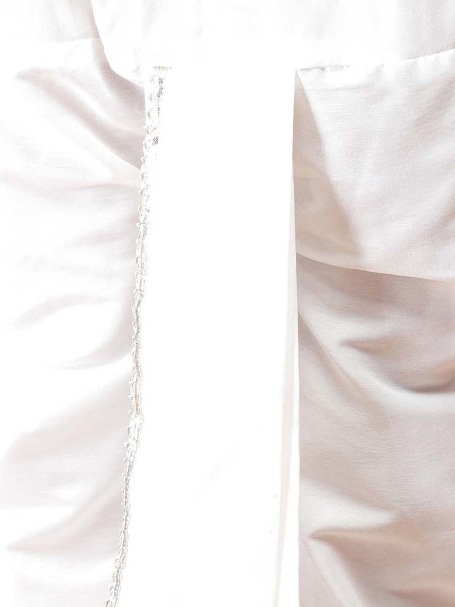 TABARD Kids White Cotton Regular Fit Dhoti