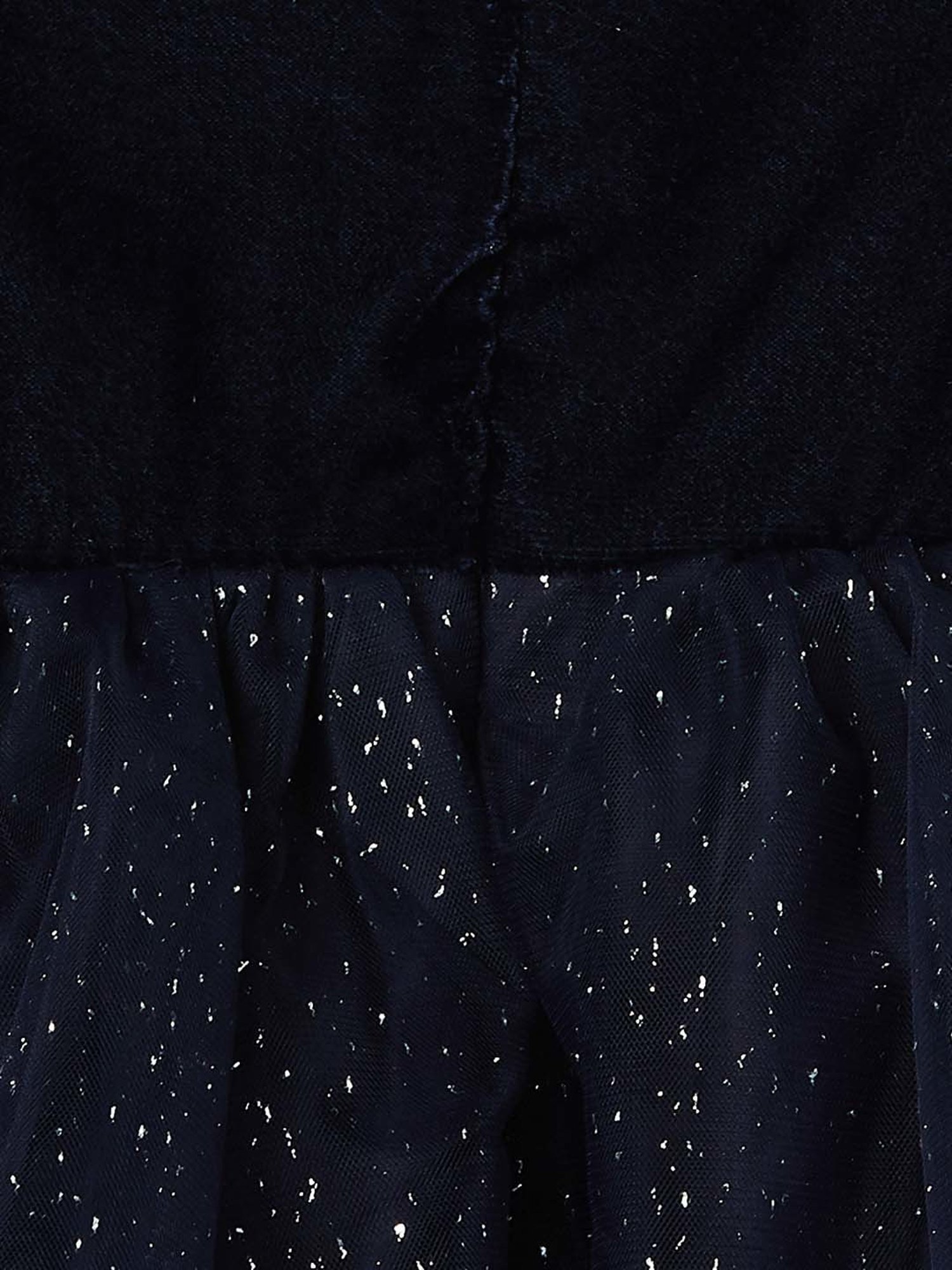 Pink Chick Kids Navy Solid Party Gowns