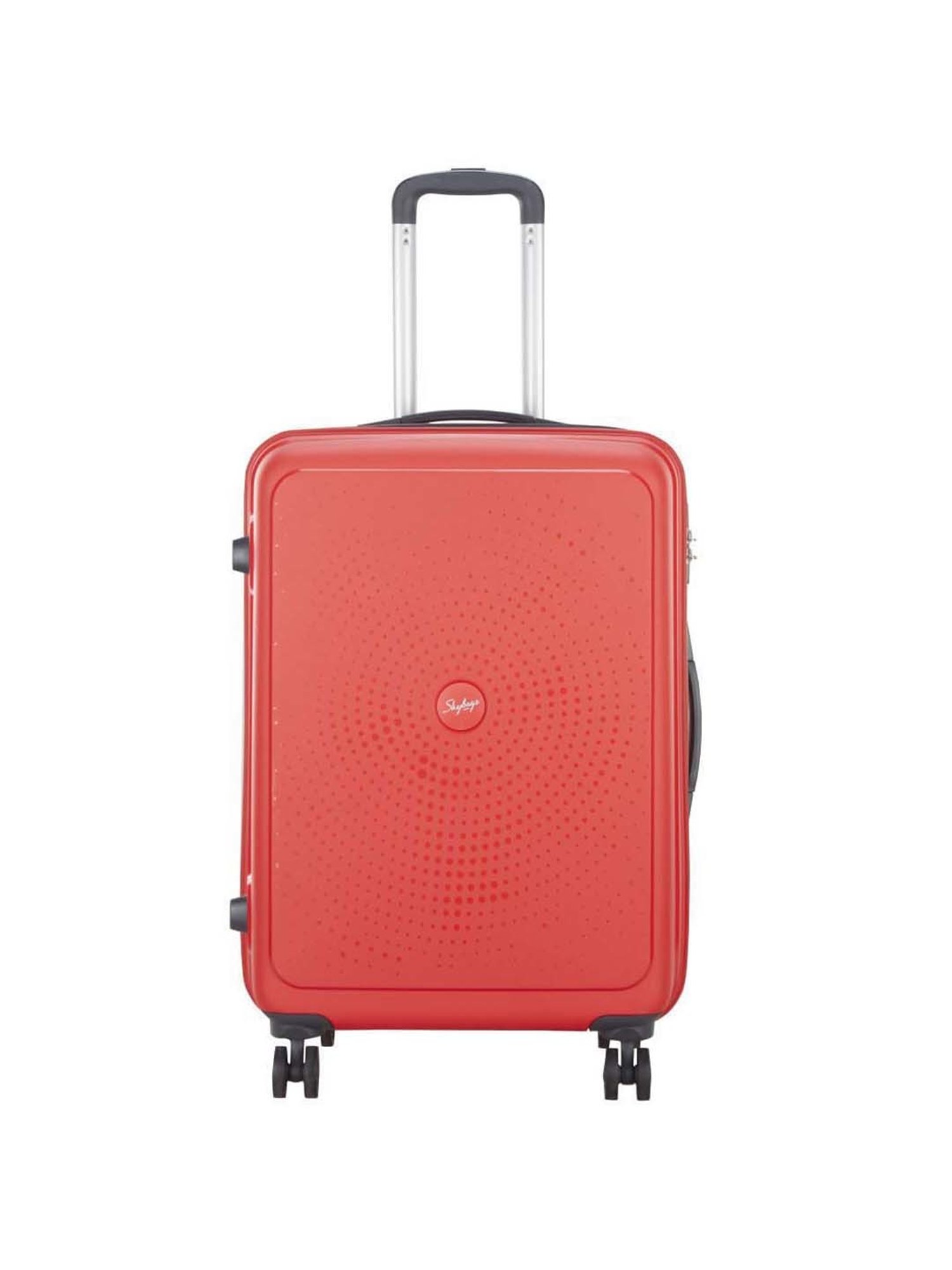 Skybags Salsa Red Solid Hard Medium Trolley Bag - 46 cm