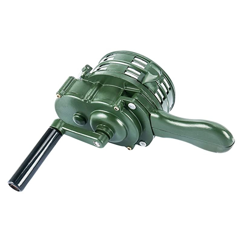Loud 110&plusmn;2dB Mount Metal Hand Crank Portable Metal AlarmSiren