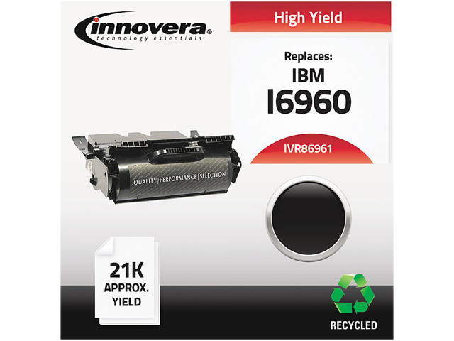 Innovera IVR86961 Black Compatible Remanufactured 75P6961 Laser Toner