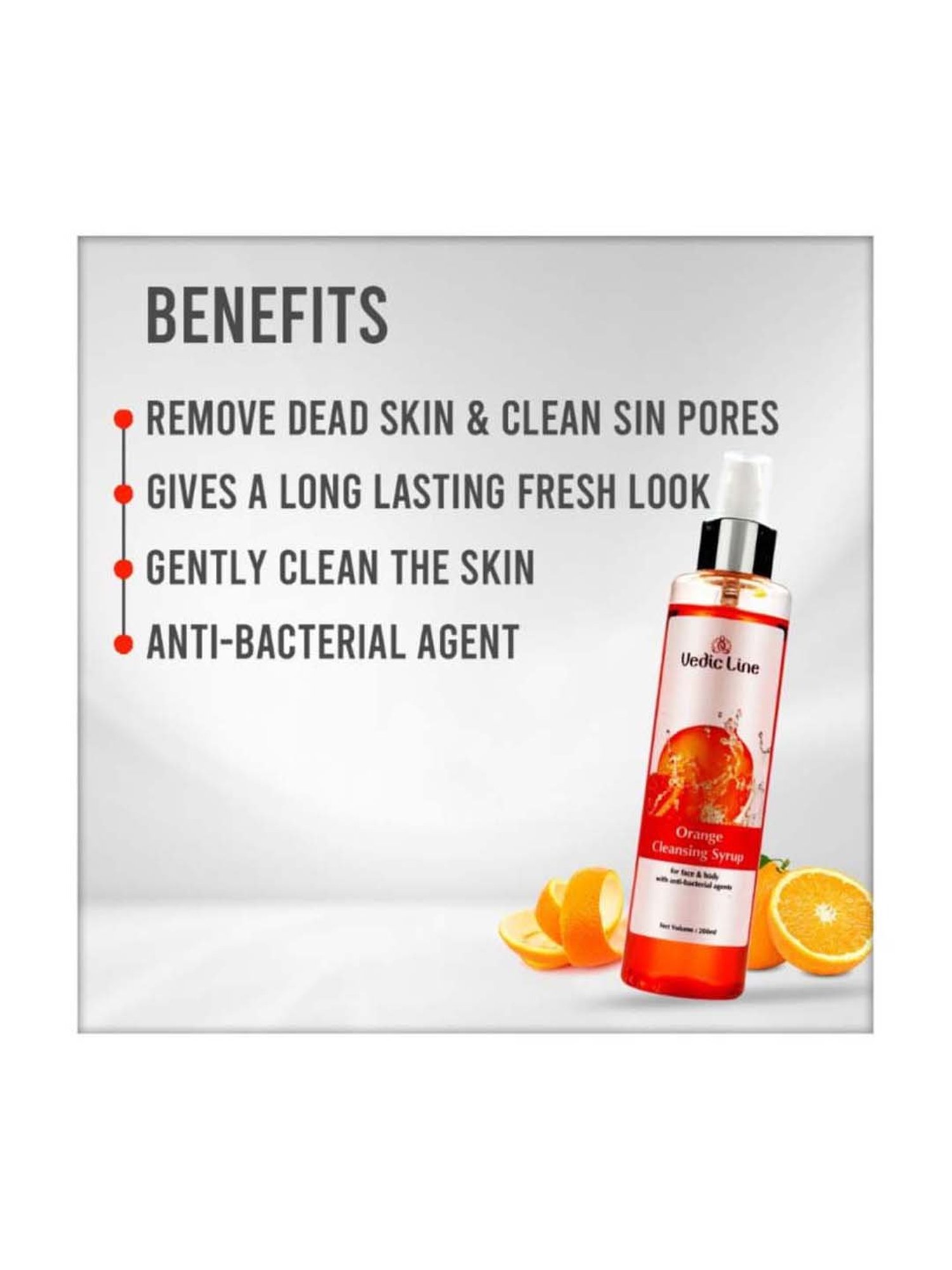 VEDIC LINE Orange Cleansing Syrup - 200 ml