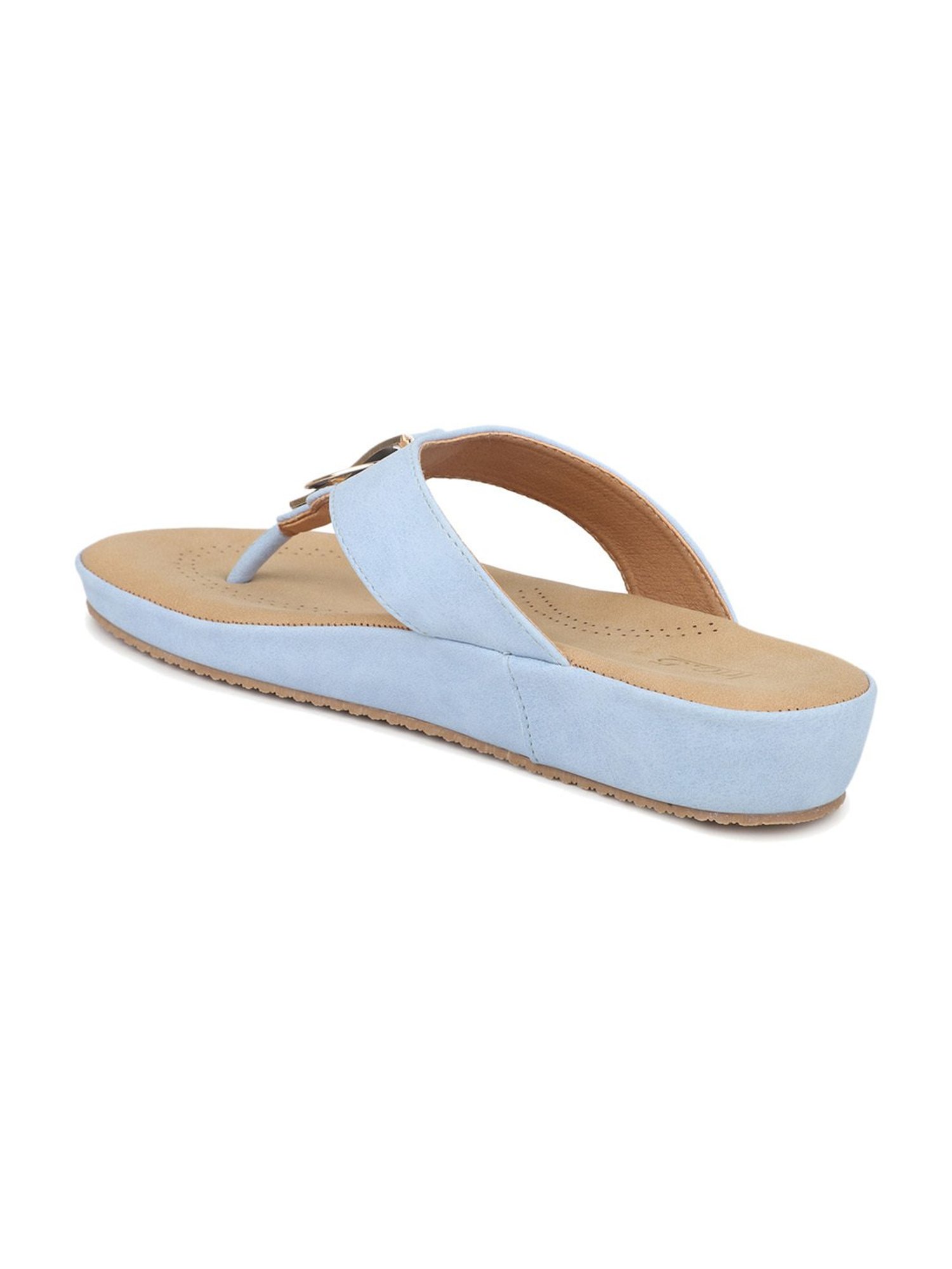 Inc.5 Women's Light Blue Thong Sandals