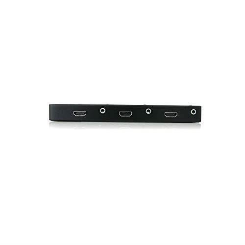 com HDMI Splitter 1 In 2 Out 1080p 2 Port Signal Amplifier Rugged HDMI Multi Port HDMI Audio Splitter ST122HDMI2