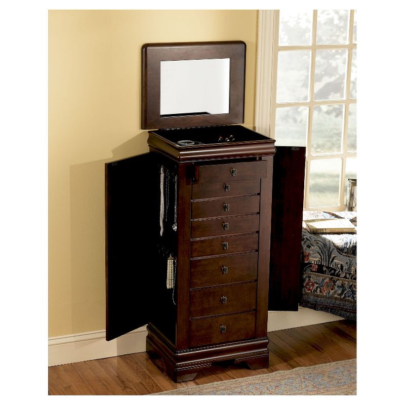 Josette Jewelry Armoire Cherry - Powell Company