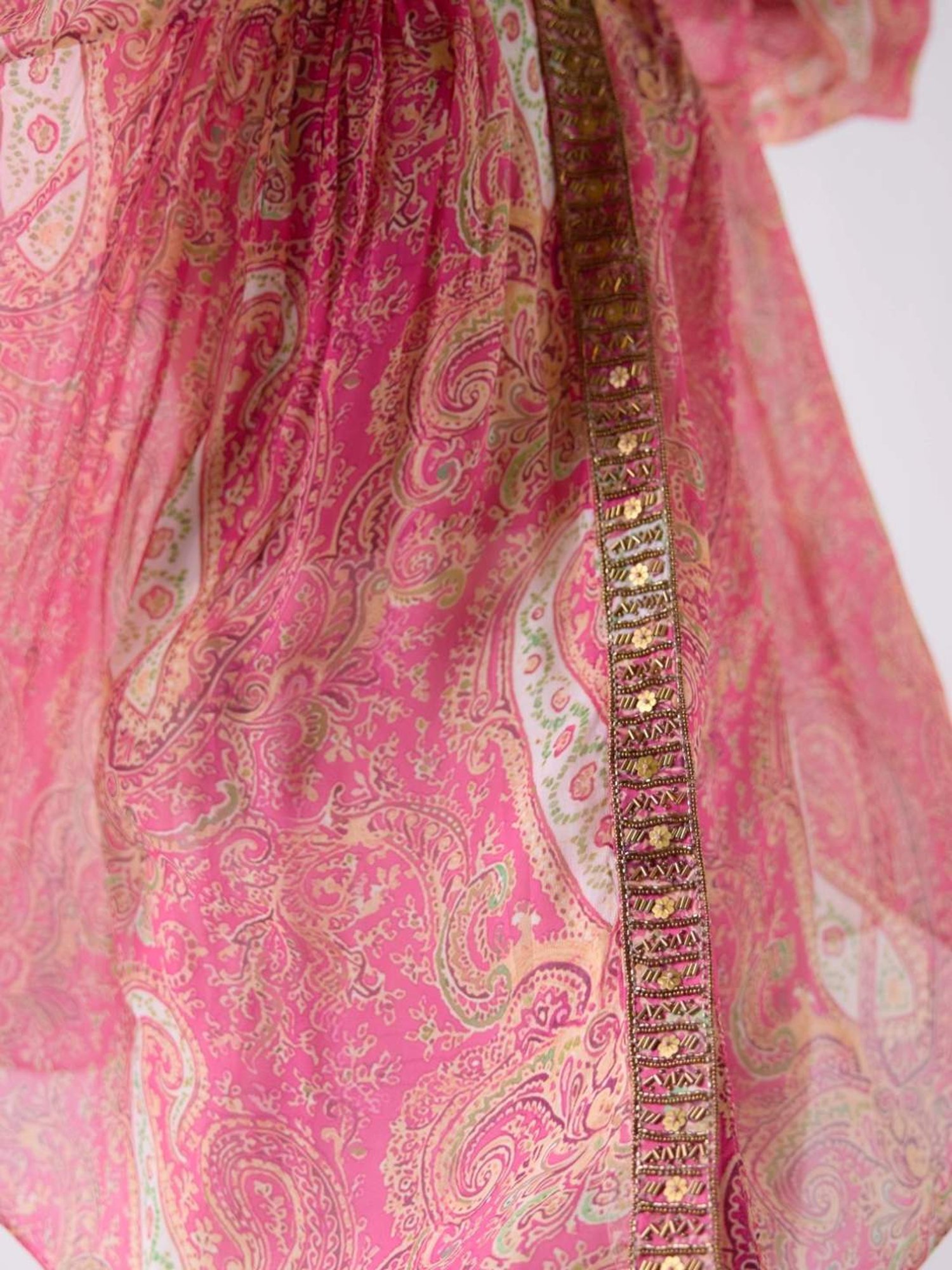 Basanti Kapde aur Koffee Peach Top with Pant