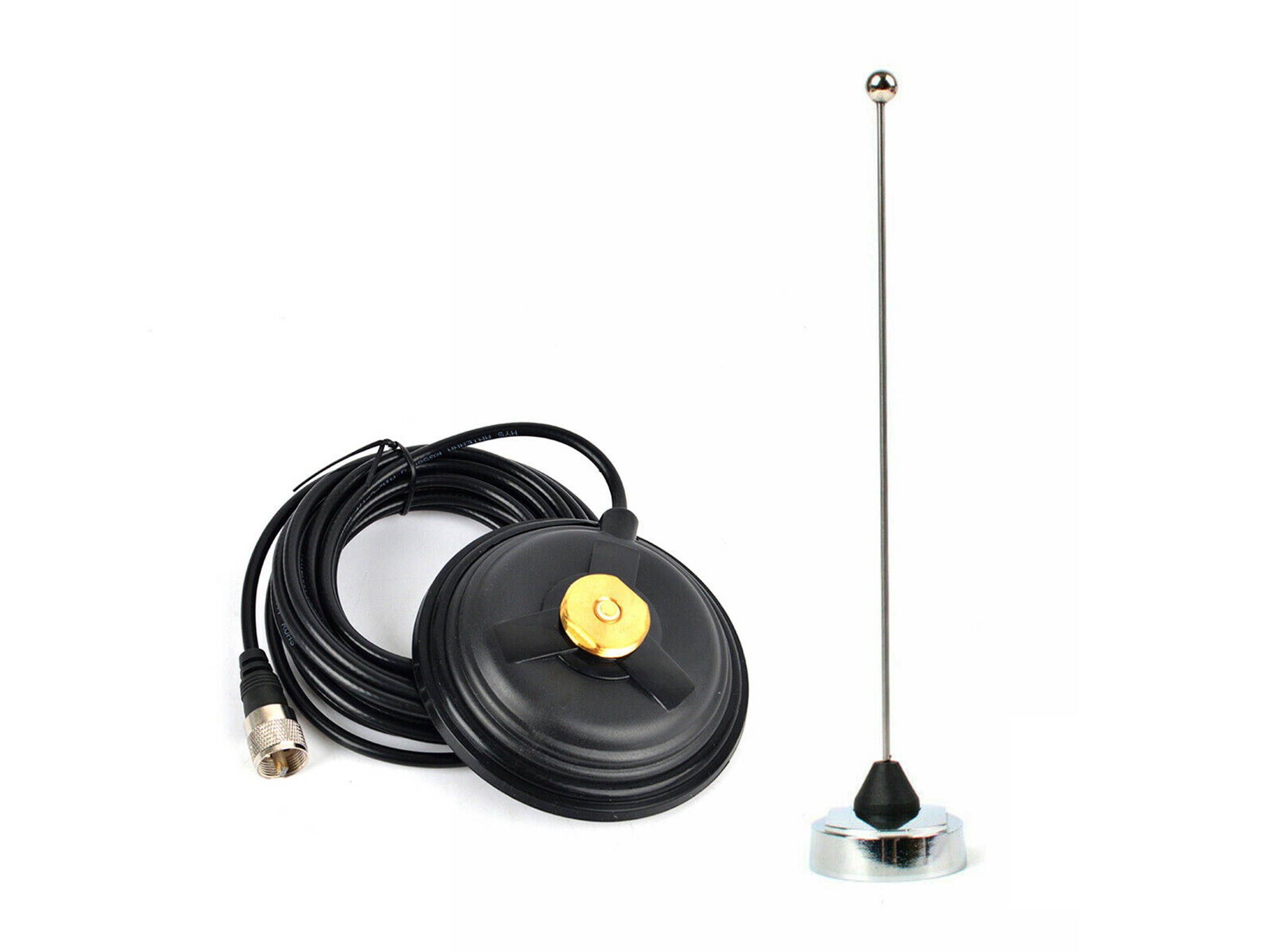 HYS UHF400-470 MHz NMO Antenna+NMO Magnet Base Mount For Motorola Kenwood Car Radio