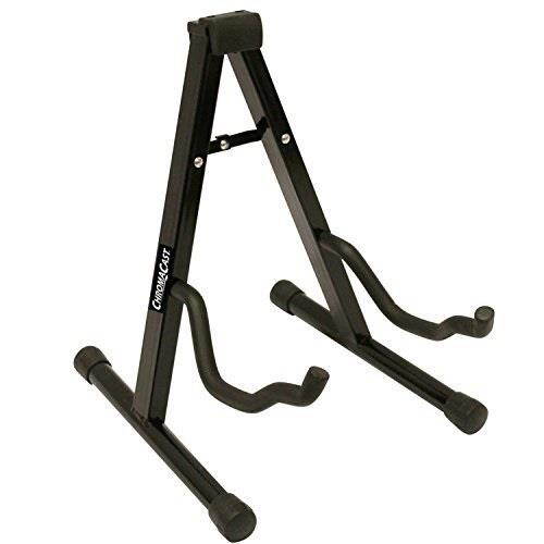 chromacast ccminigs universal folding guitar stand with secure lock