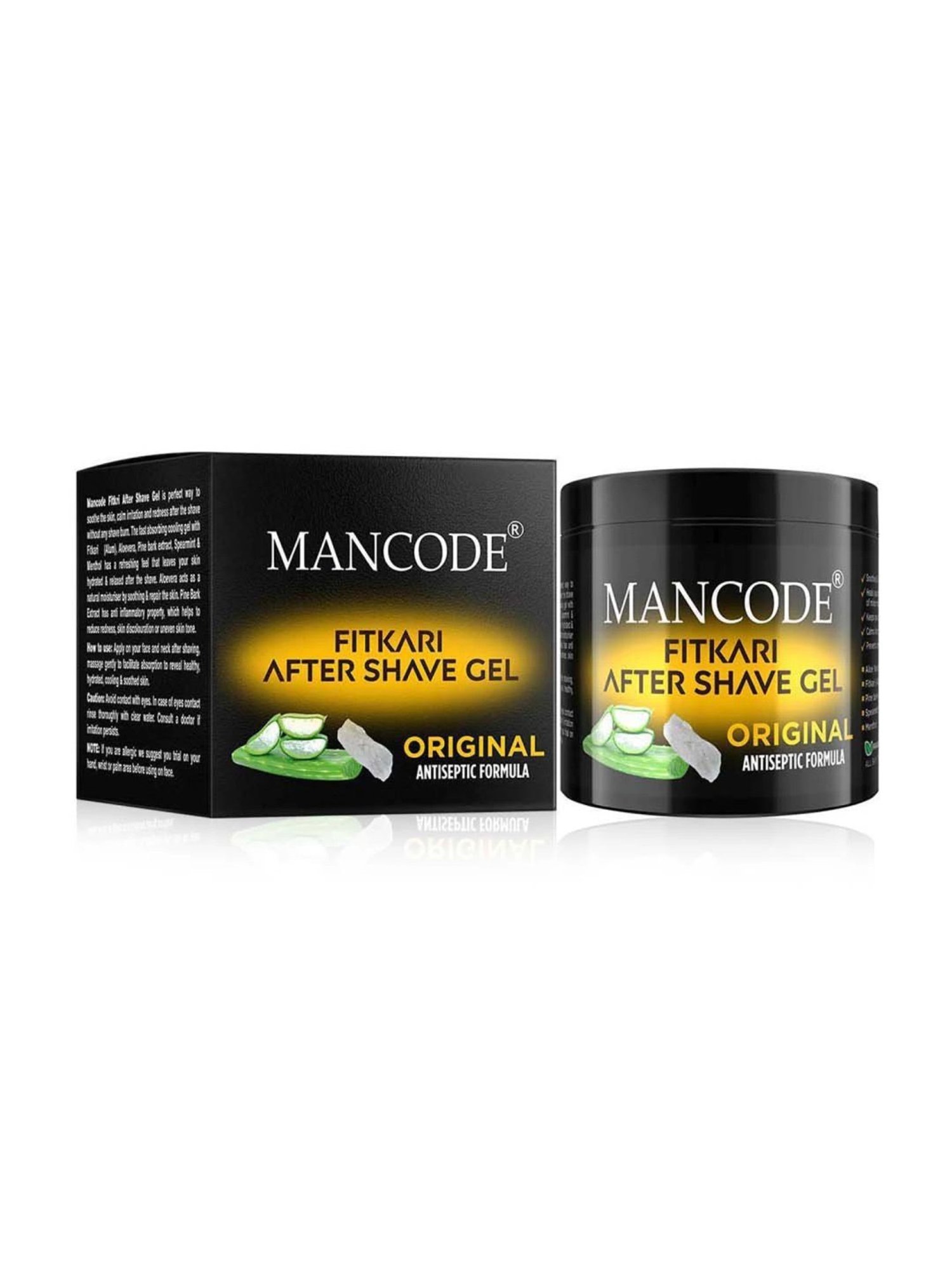 Mancode Fitkari After Shave Gel (Original) - 100 gm