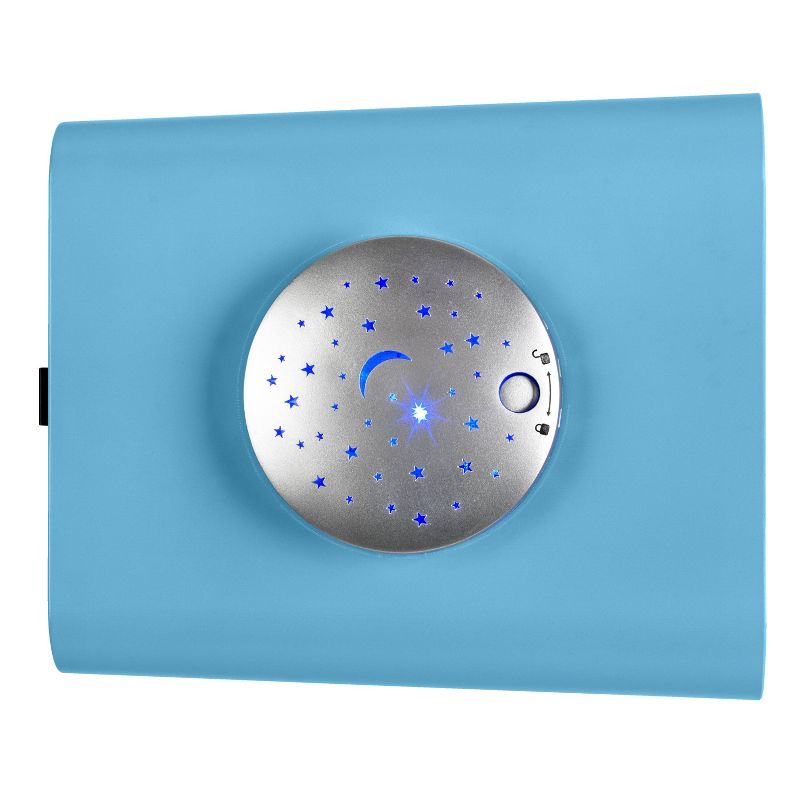 GermGuardian 11" AC4150BLCA 4 in 1 Night HEPA Air Purifier System with UV Sanitizer Odor Reduction and projector  Table Top Tower Blue