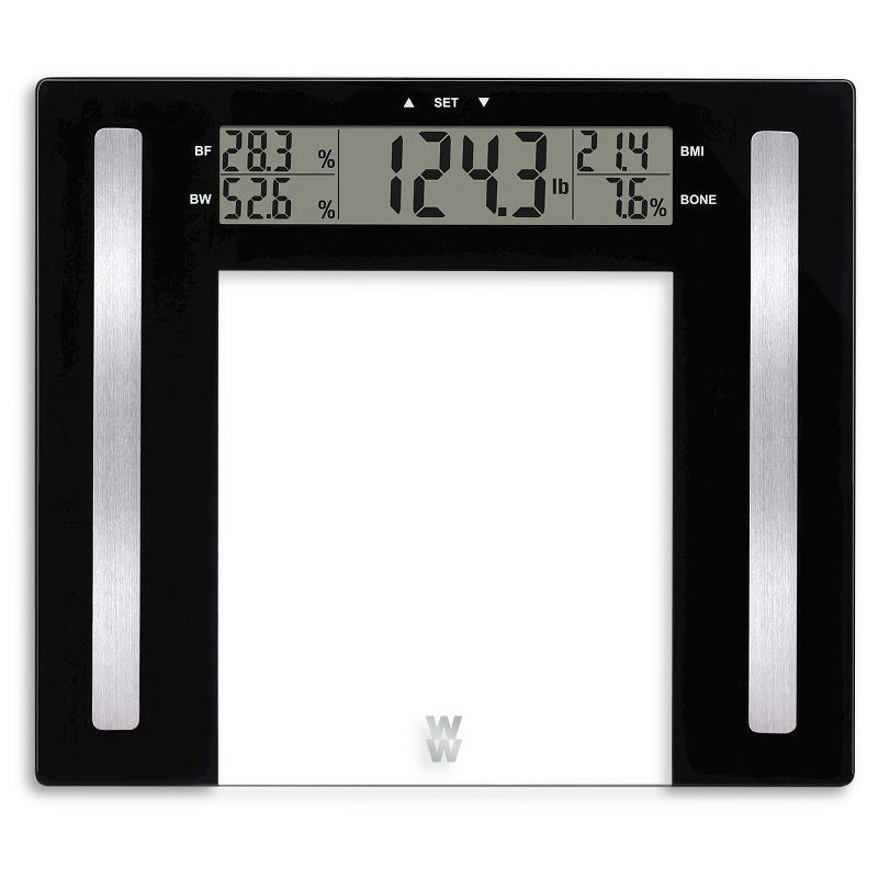 Glass Body Fat Scale Clear - Weight Watchers