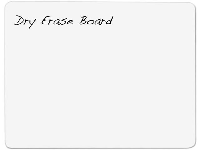 Chenille Kraft Dry-Erase Board Plain 9"x12" White 9881