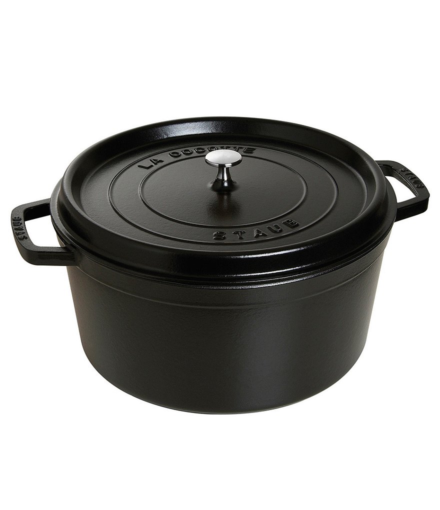 Staub Cast Iron 13.25 QT Round Cocotte