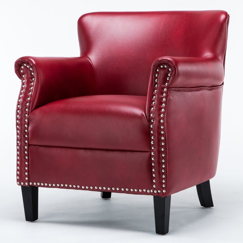 Holly Red Club Chair - Comfort Pointe
