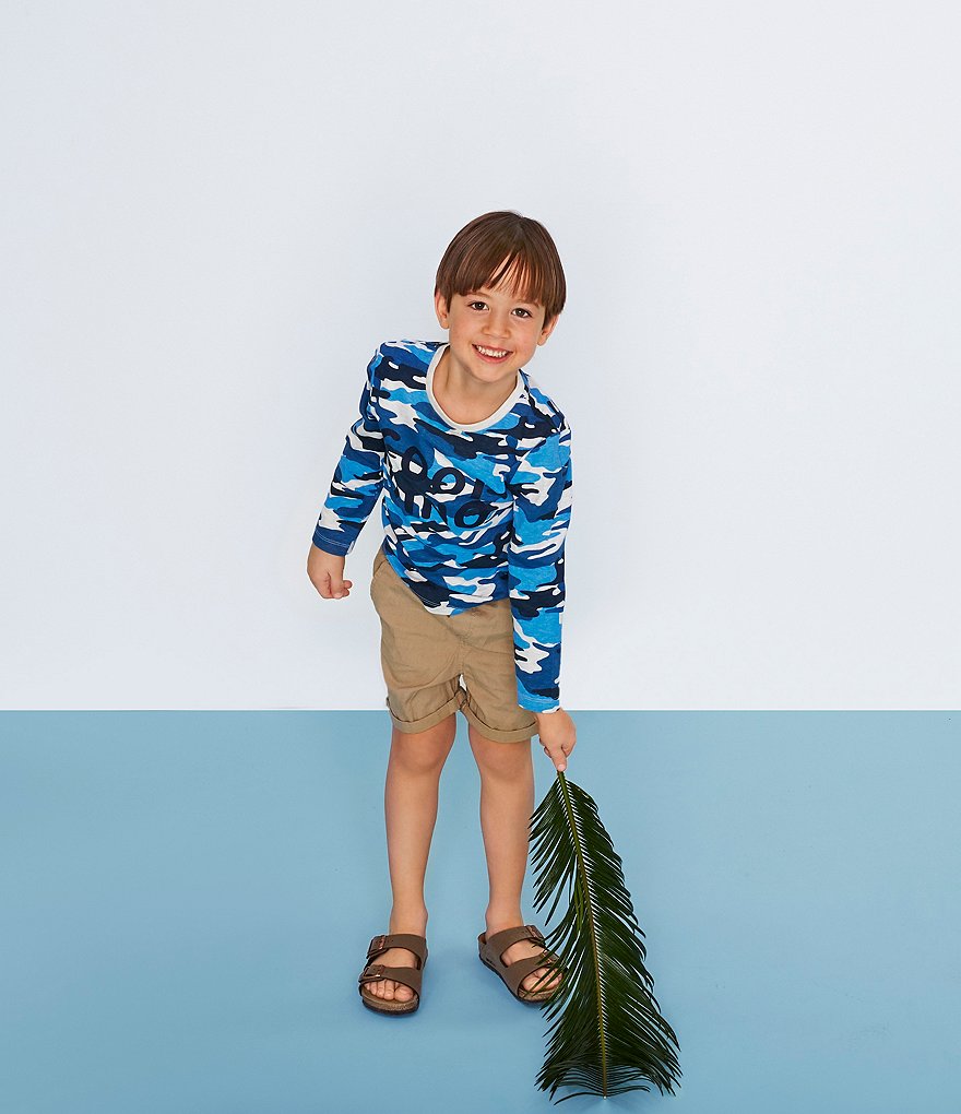 Birkenstock Kids' Arizona Double Banded Buckle Slip-On Sandals (Youth)