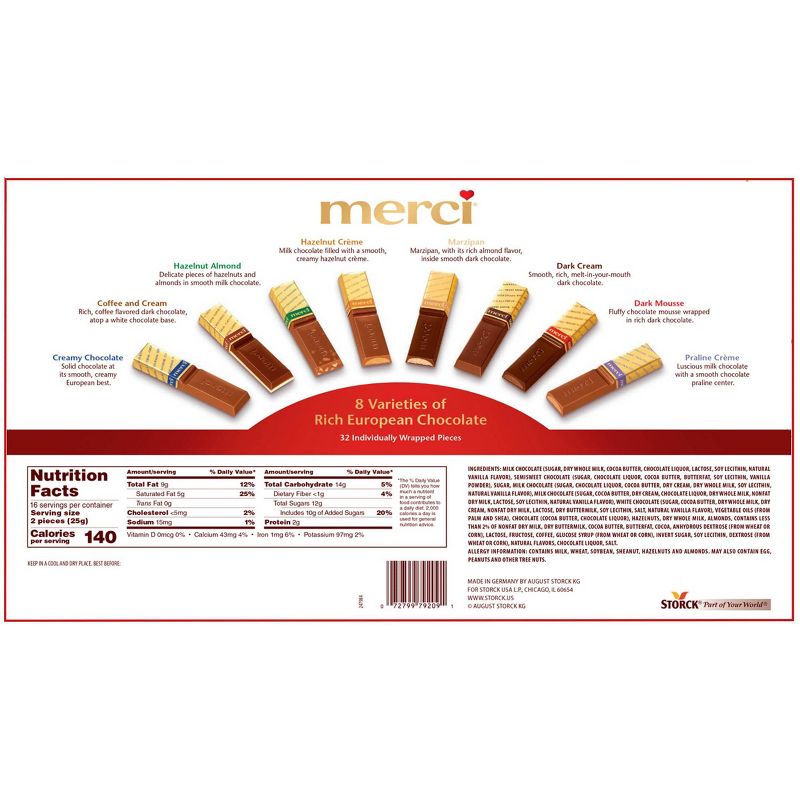 Merci Holiday European Chocolate Assortment - 14.1oz