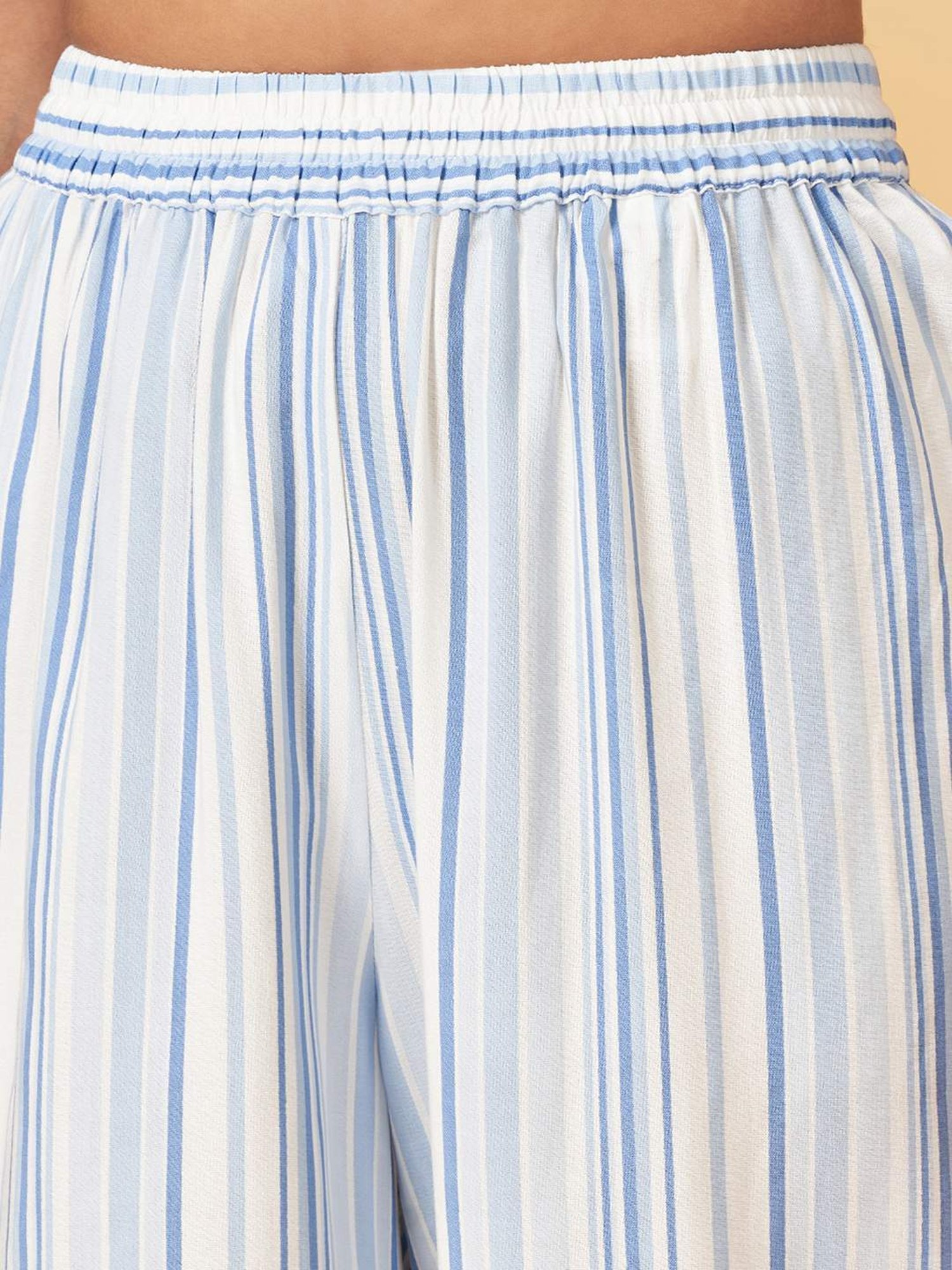 Rangmanch by Pantaloons White Printed Kurta Palazzo Set