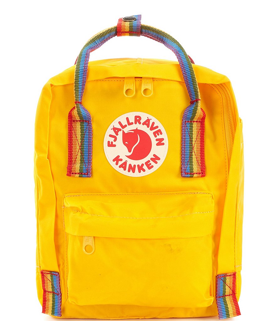 Fjallraven Mini Kanken Rainbow Handle Mini Backpack