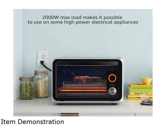 LITEdge Smart Plug, Works with Amazon Alexa and Google Assistant, Wi-Fi Accessible Power Outlet, Timing Function, No Hub Needed, Control with App on Phone, Single Socket