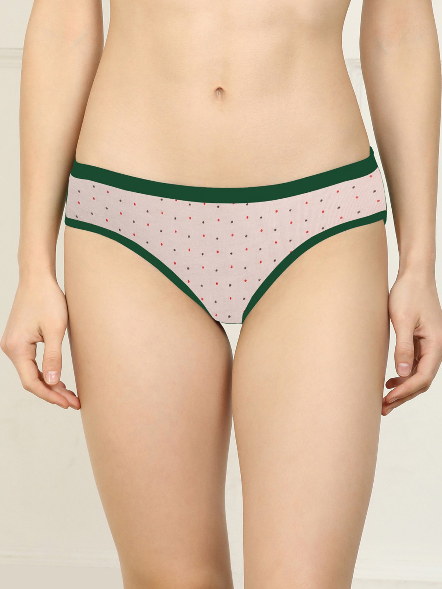 AROUSY Black & White Printed Hipster Panties - Pack Of 6