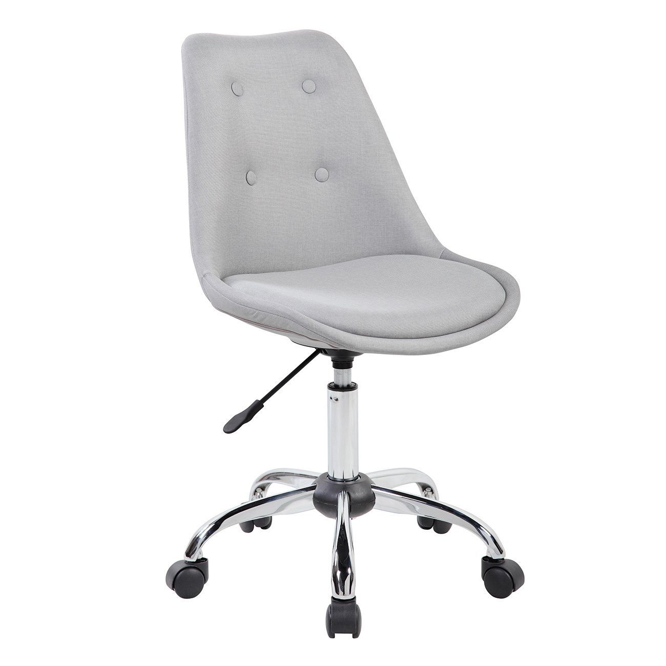 Techni Mobili Armless Desk Chair in Gray