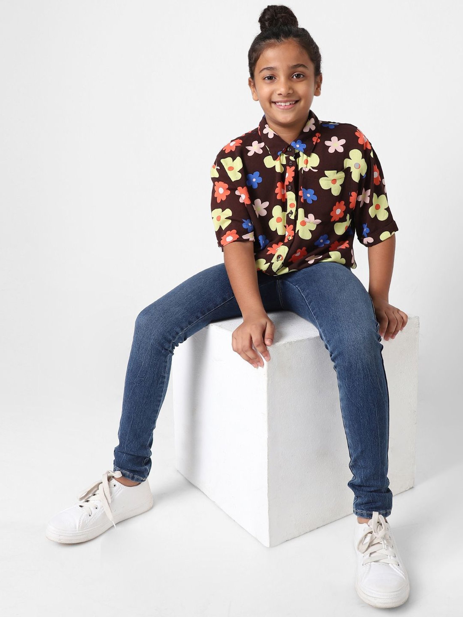 KIDS ONLY Multicolor Floral Print Shirt