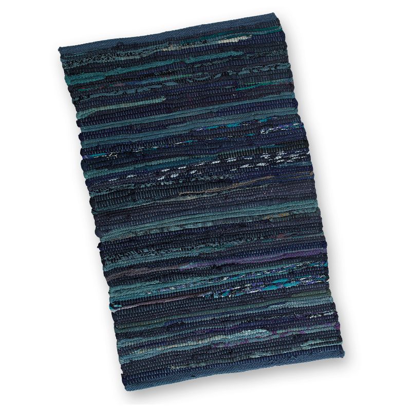 20"x34" Medallion Accent Kitchen Rug Blue - Threshold™