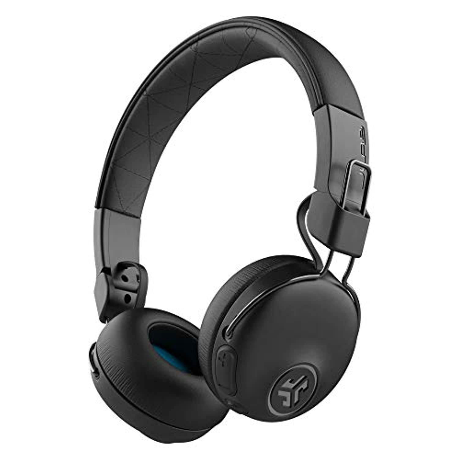 JLab Audio Studio ANC On-Ear Wireless Headphones | Black | 34+ Hour Bluetooth 5 Playtime - 28+ Hour with Active Noise Cancellation | EQ3 Custom Sound | Ultra-Plush Faux Leather  an (HBASTUDIOANCRBLK4)