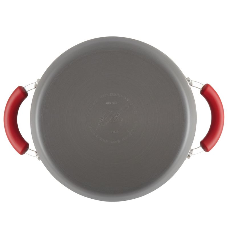 Rachael Ray 12pc Hard-Anodized Nonstick Cookware Set Red