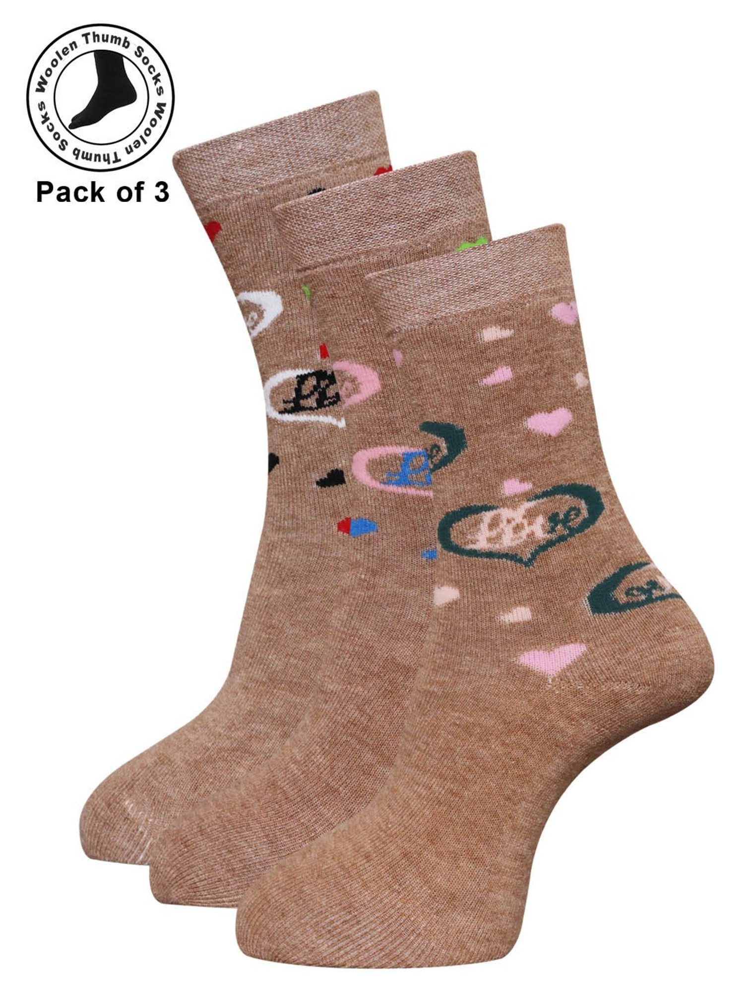 Dollar Assorted Socks - Pack of 3