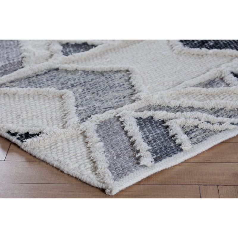 8'x10' Slings and Arrows Area Rug Ivor/Gray/Blue - Anji Mountain