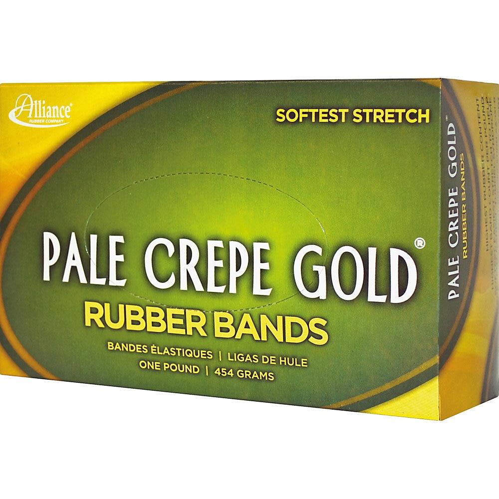 Alliance Rubber Pale Crepe Gold Rubber Band 2675 EA/BX