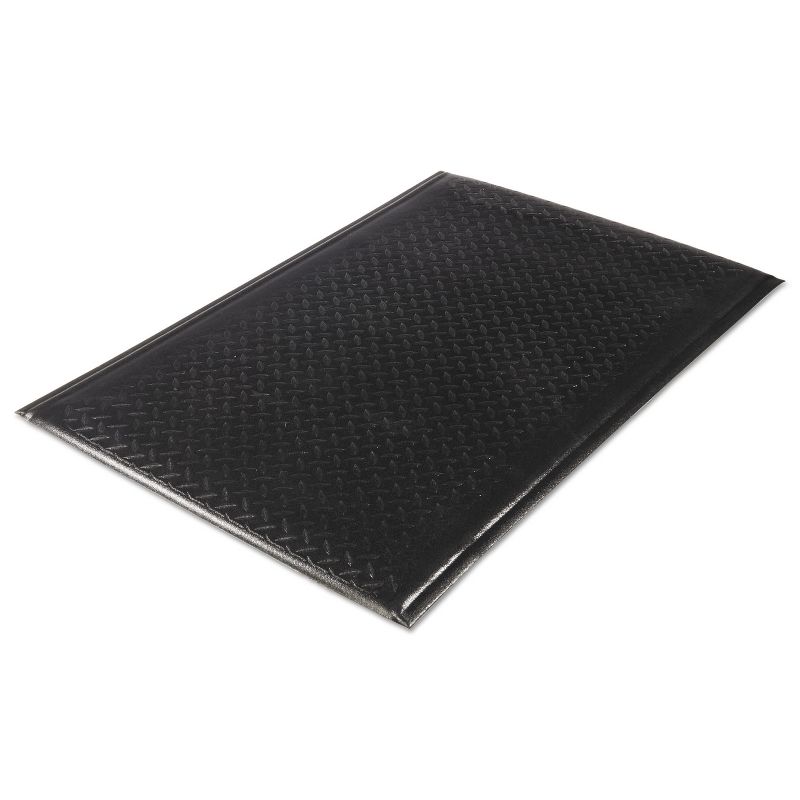 2'x3' Rectangle Solid Floor Mat Black - Guardian