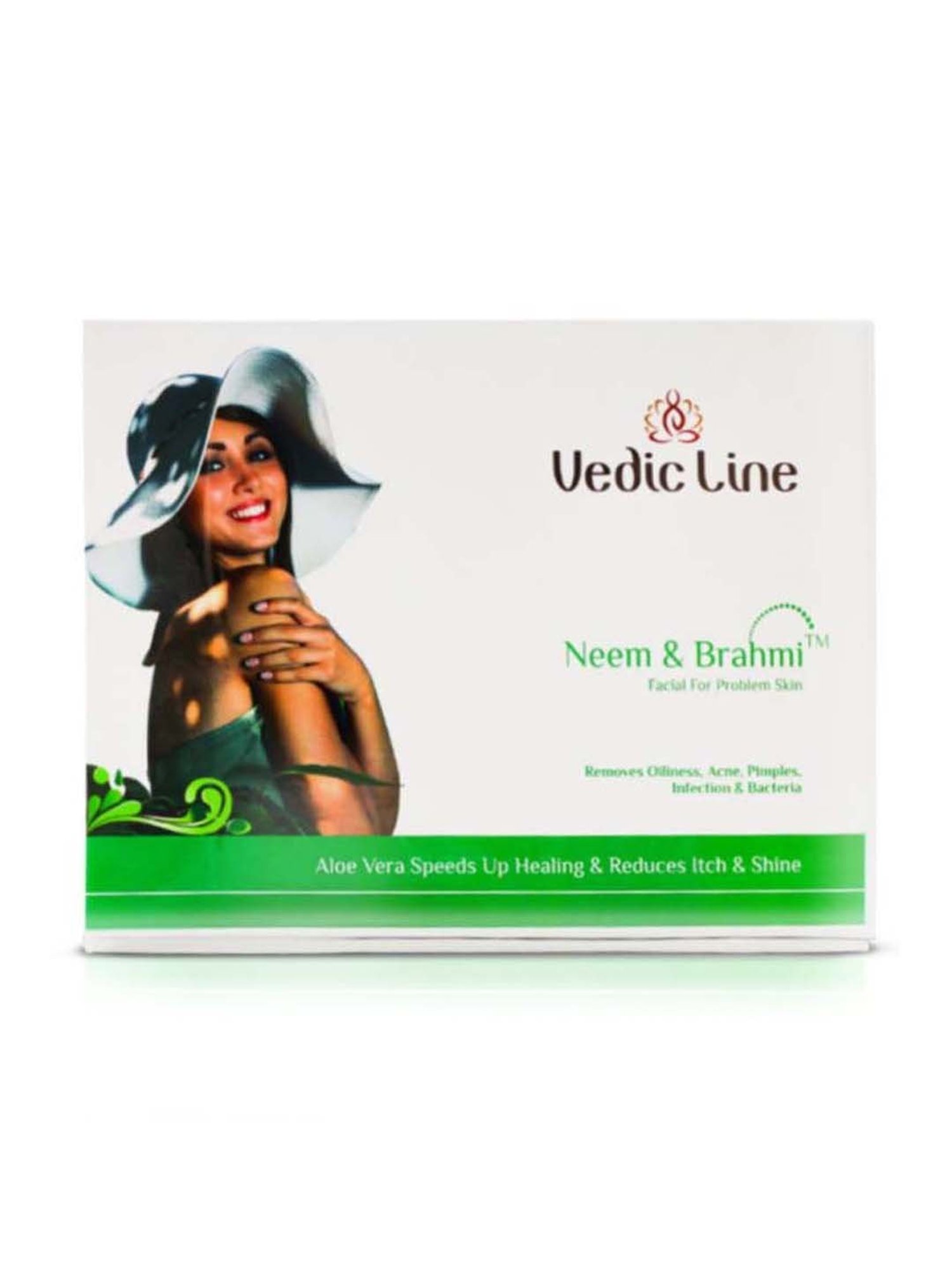 VEDIC LINE Neem and Brahmi Herbal Facial Kit