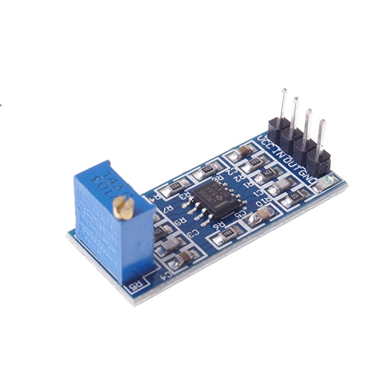 LM358 100 Gain Signal amplification module Operational Amplifier DC5-12V