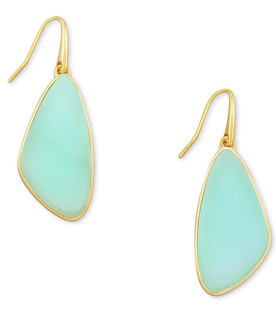 Kendra Scott Mckenna Gold Drop Statement Earrings