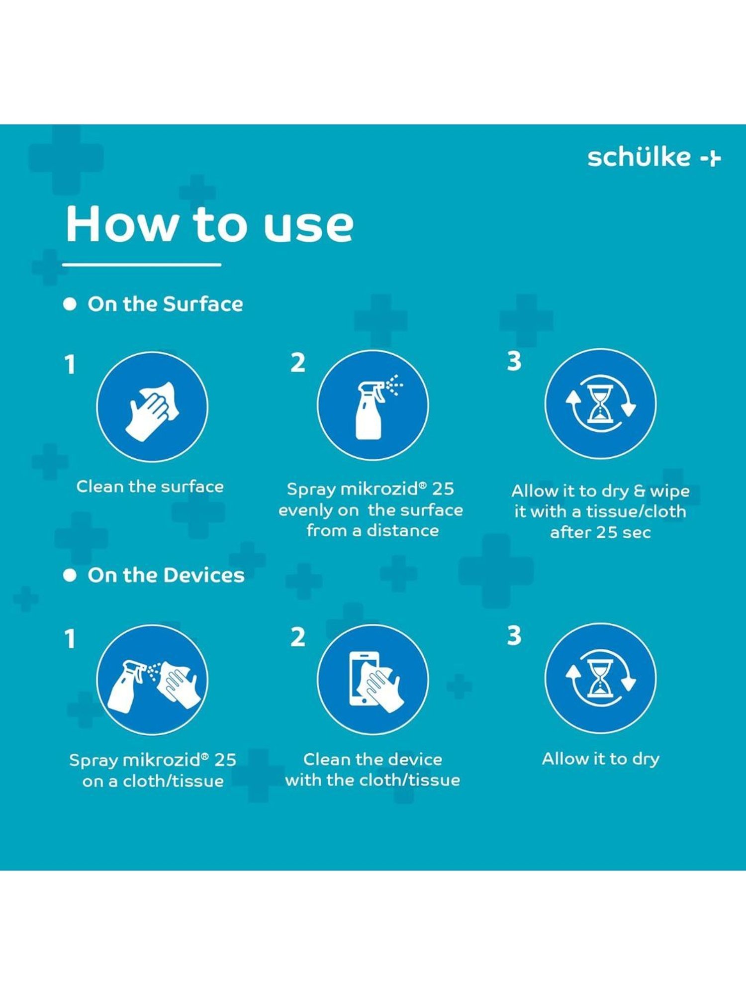 Mikrozid Alcohol Based Rapid Surface Disinfectant 25-250ml