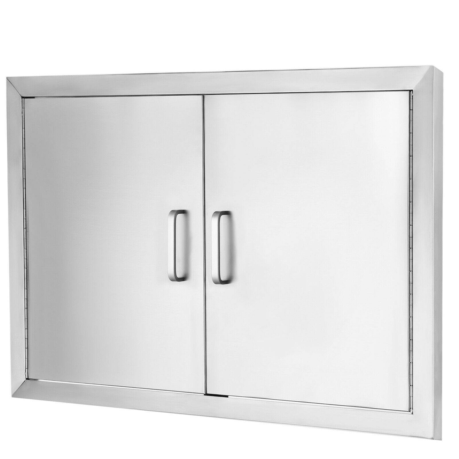 30.5" OUTDOOR KITCHEN BBQ ISLAND 304 STAINLESS STEEL DOUBLE ACCESS DOOR USA