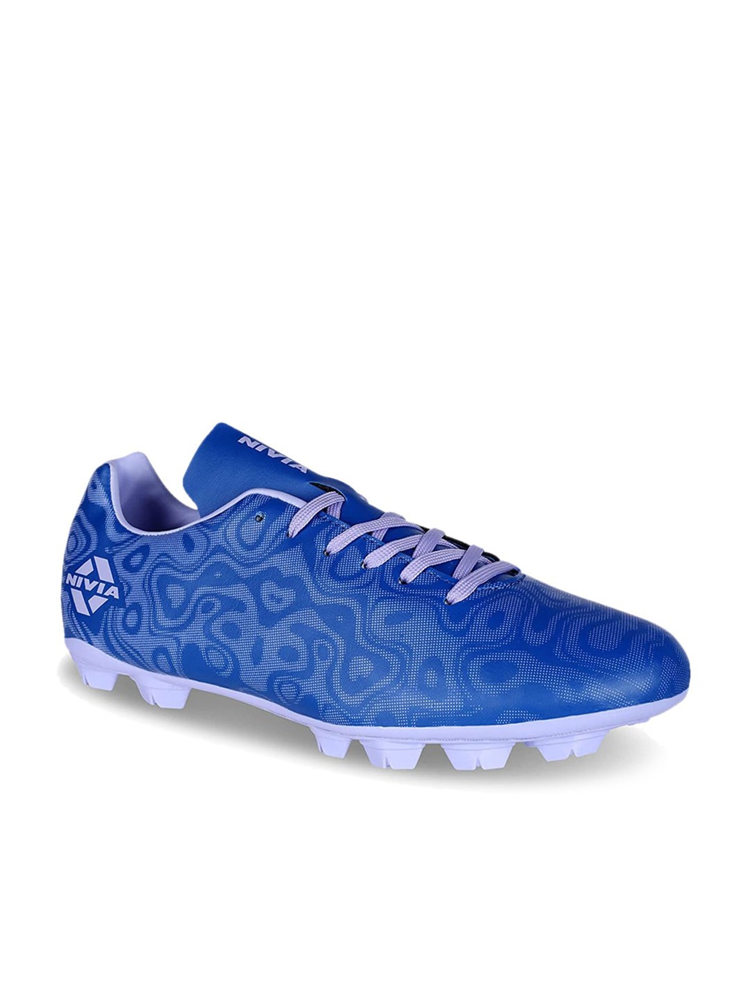 Nivia Men's Carbonite 5.0 Royal Blue Football Shoes