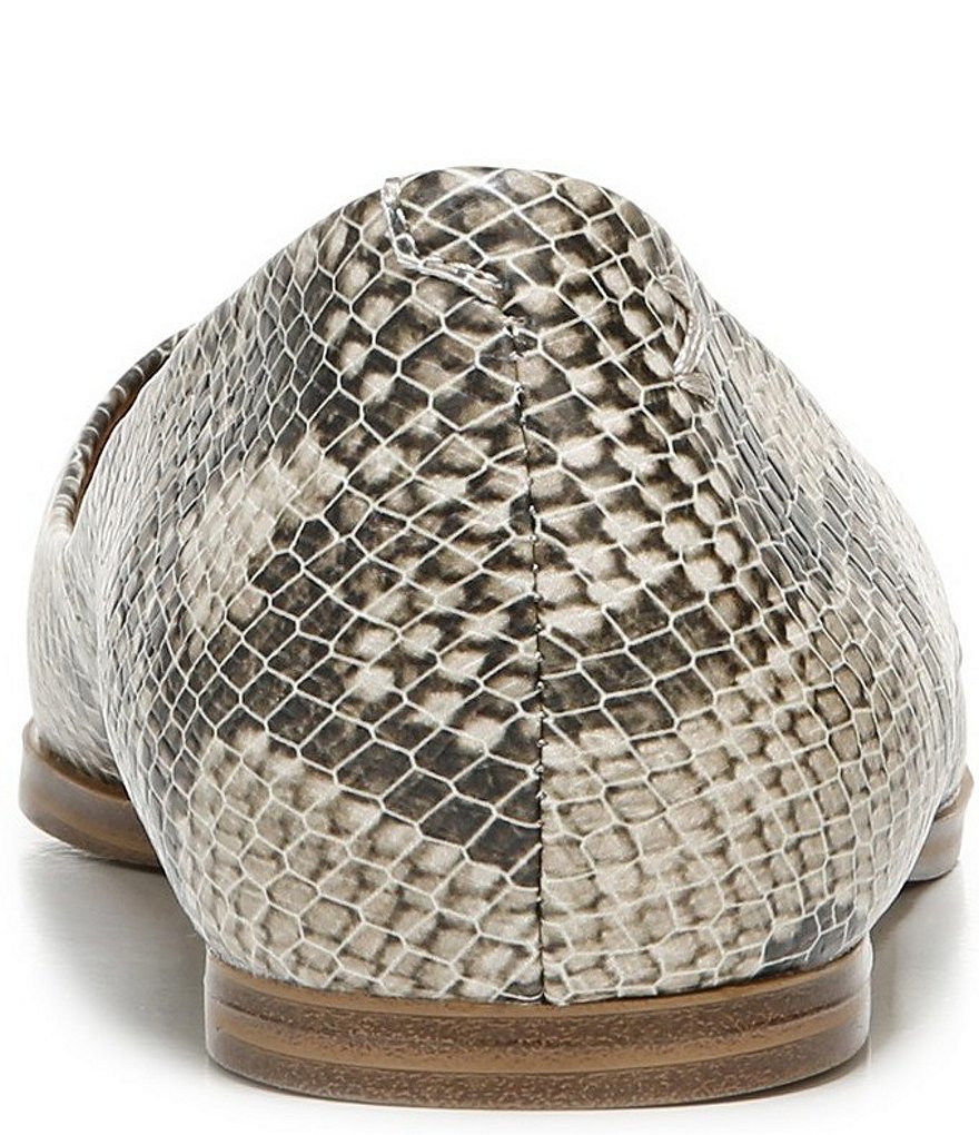 Zodiac Hill Snake Print Slip-On Flats