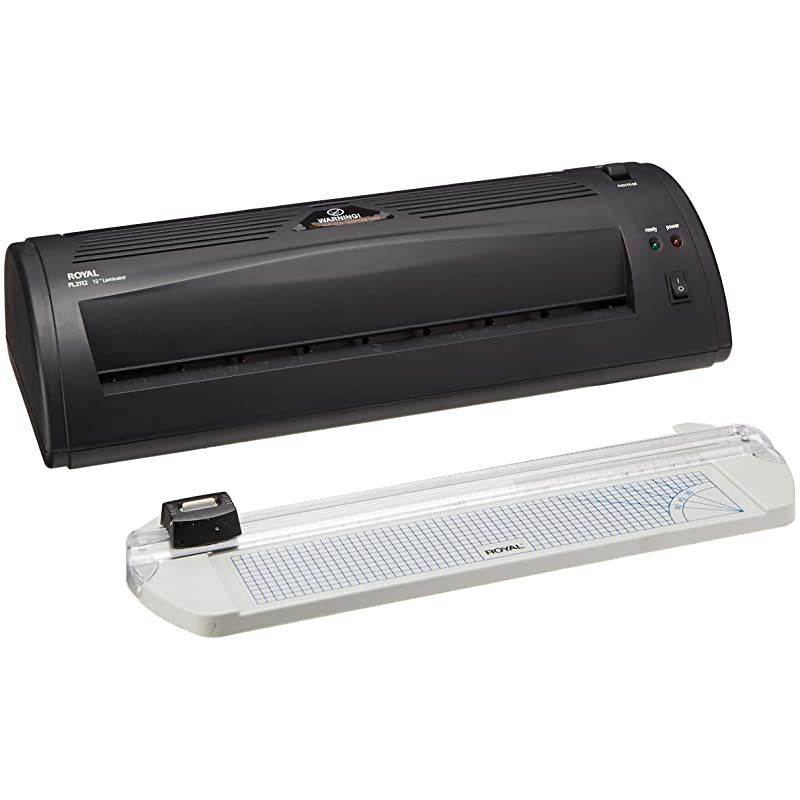PL2112 12Inch Hot Laminating Machine Black PL2112