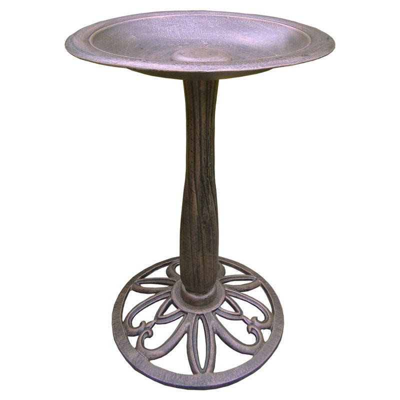 34" Aluminum Oakland Living Birdbath