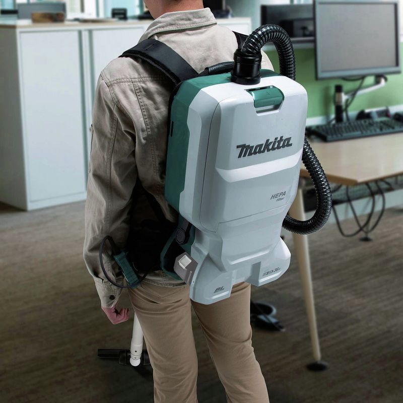 Makita XCV17Z 18V X2 LXT Lithium-Ion (36V) Brushless 1.6 Gallon HEPA Filter Backpack Cordless Dry Vacuum (Tool Only)