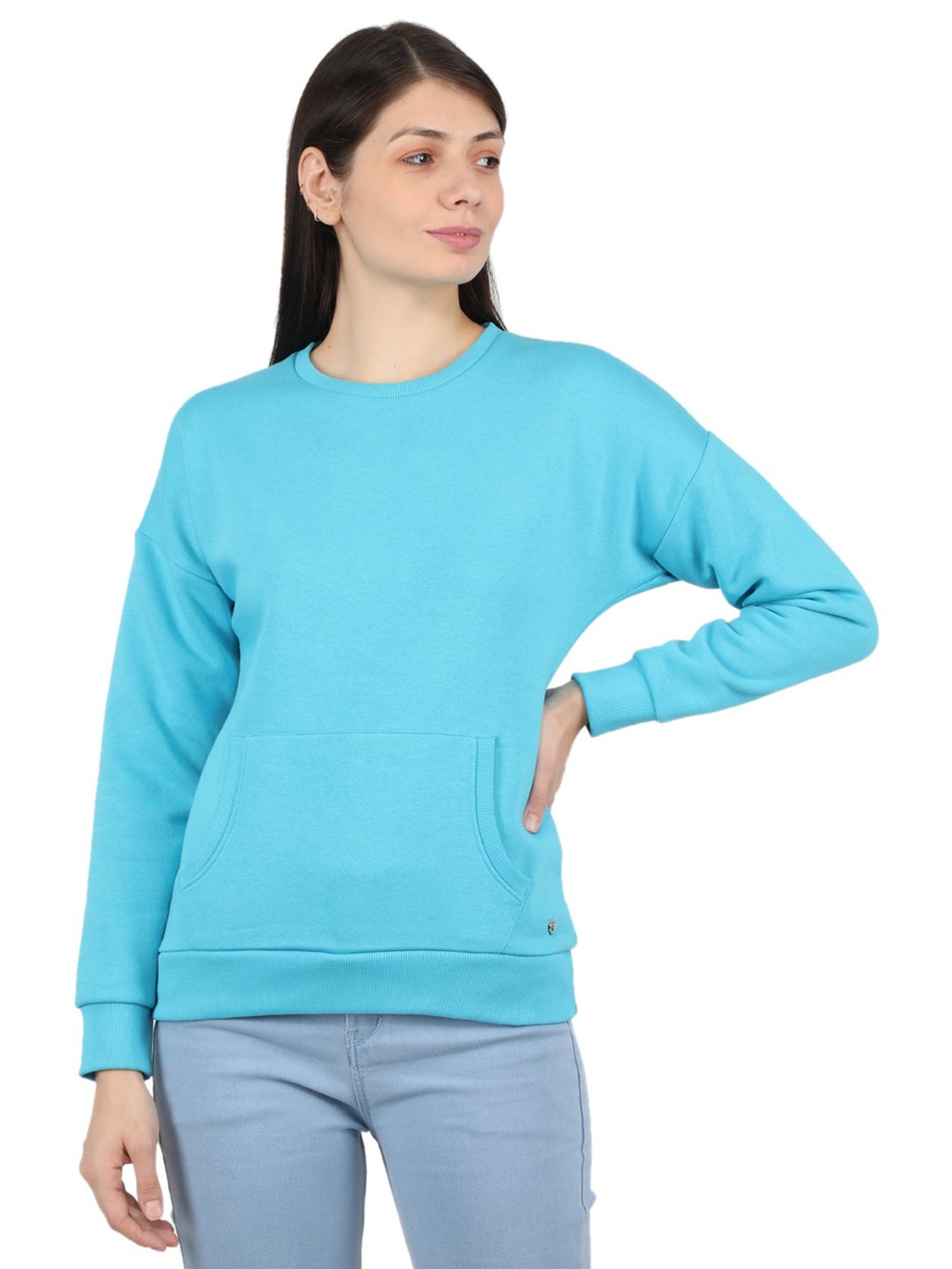 MOCA by Monte Carlo Blue Pullover