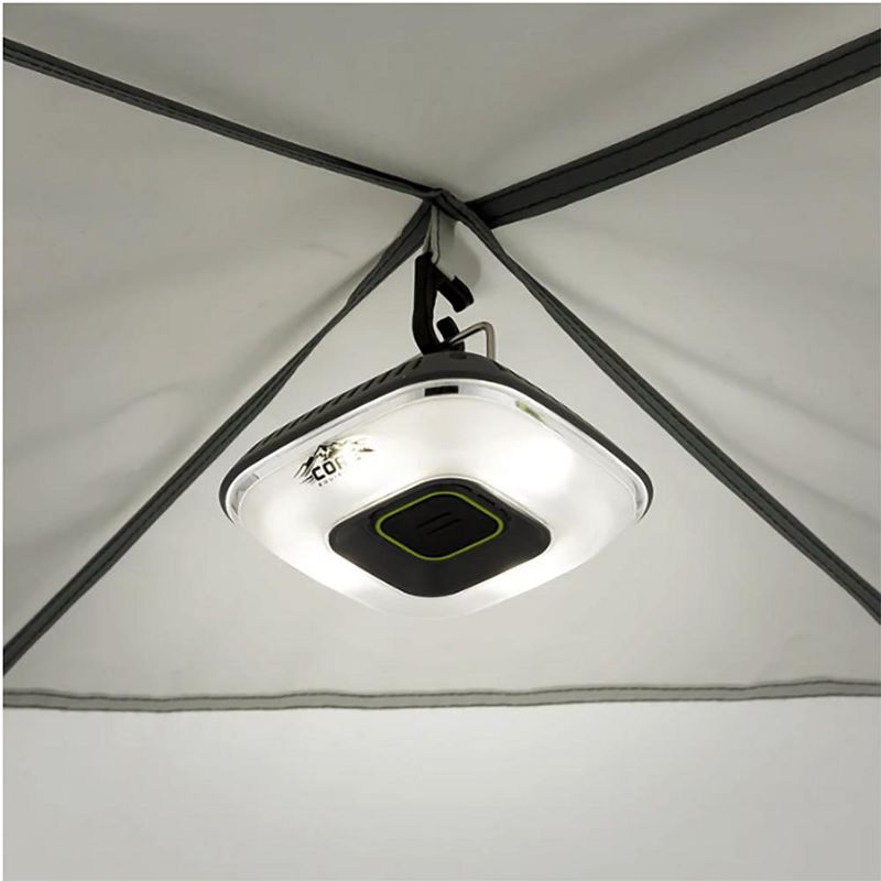 Costway Outdoor 2-Tier 10'x10' Gazebo Canopy Shelter Awning Tent Patio Garden Screw-free structure Brown